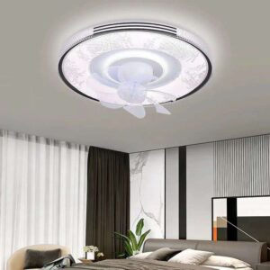 Small Fan with Bright Light Ring